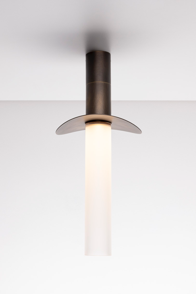 OXOSTCIELSET5 fixed spot - lido disk - tube glass (no driver included) old bronze