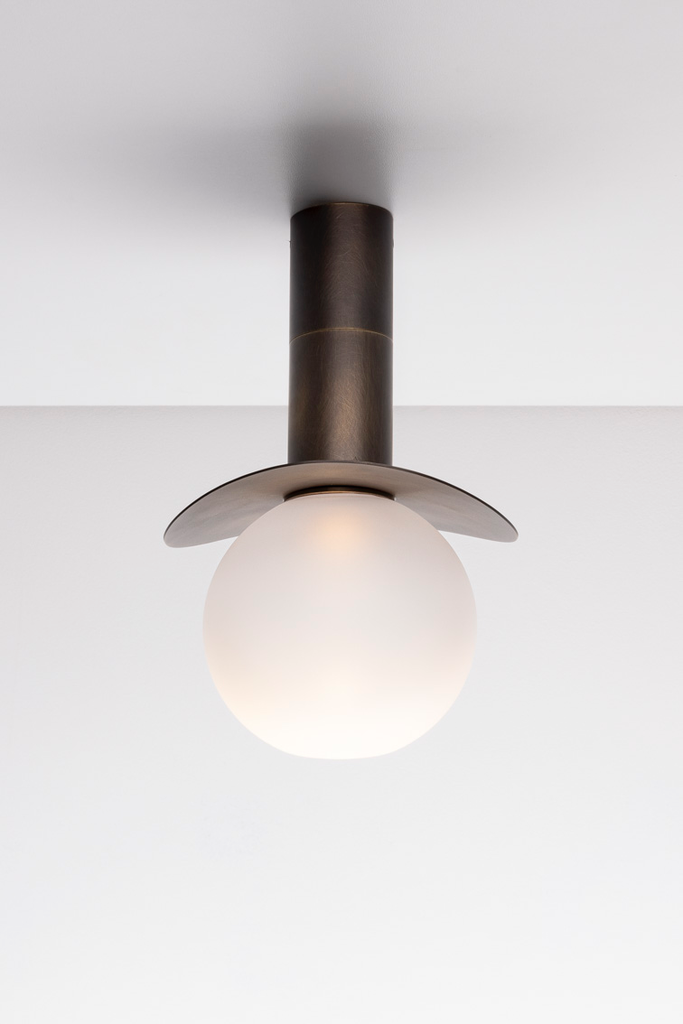 OXOSTCIELSET6 fixed spot - lido disk - round glass (no driver included) old bronze