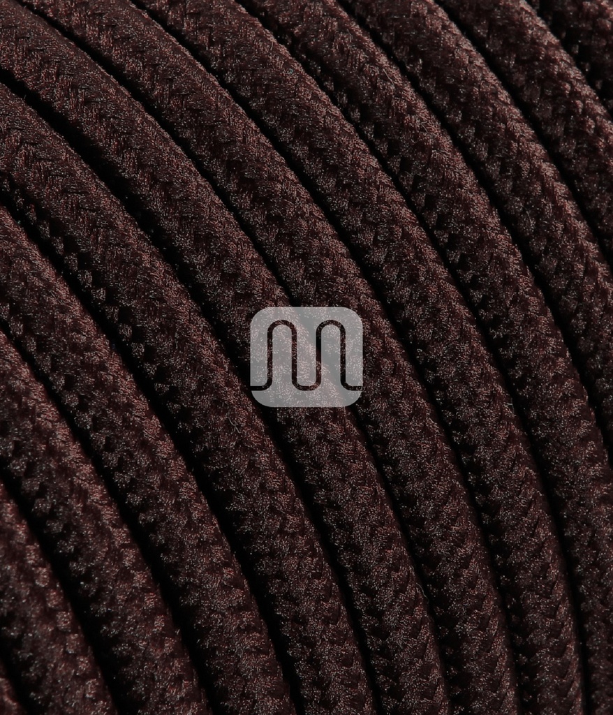 Cable Brown Fabric per meter