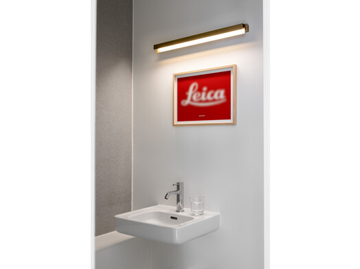 Linea Curon Wall M2 Rubbed Brass LCM120 led incl.