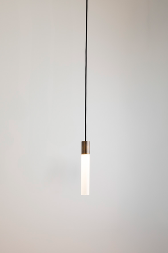 [15102] OXOSTSUSSET2 spot suspension - tube glass (led driver included) old bronze